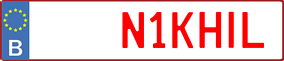 Truck License Plate